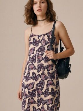 Tucker for target Butterfly midi sundress 
fairy core 90s Graduation dress